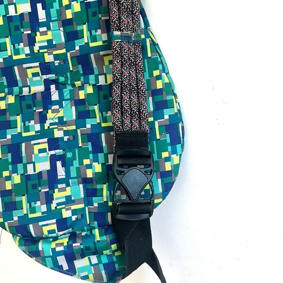 Kavu Geometric Rope Sling Nylon Block Print Backpack Crossbody Backpack EUC - Picture 8 of 13